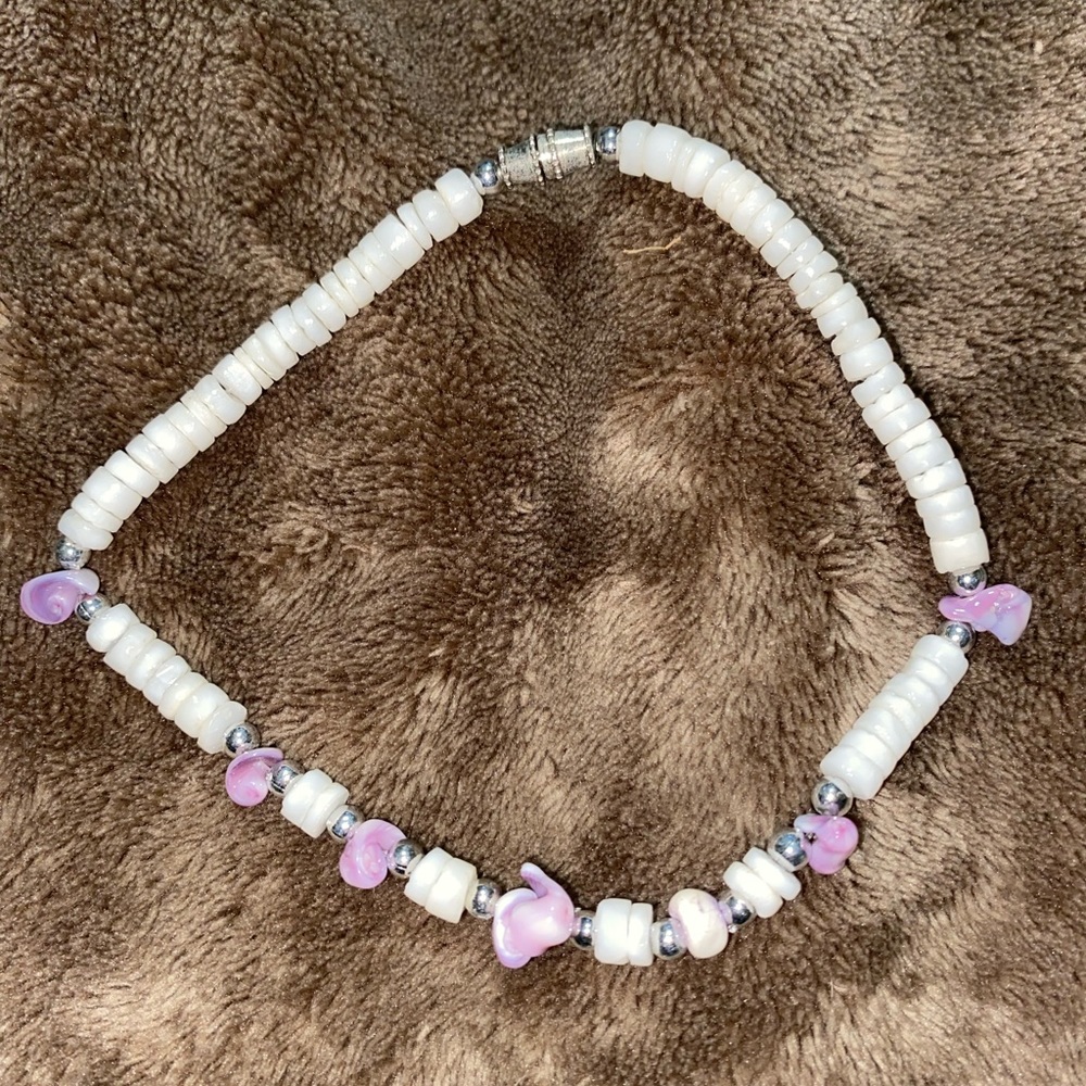 Girls pooka shell bracelet